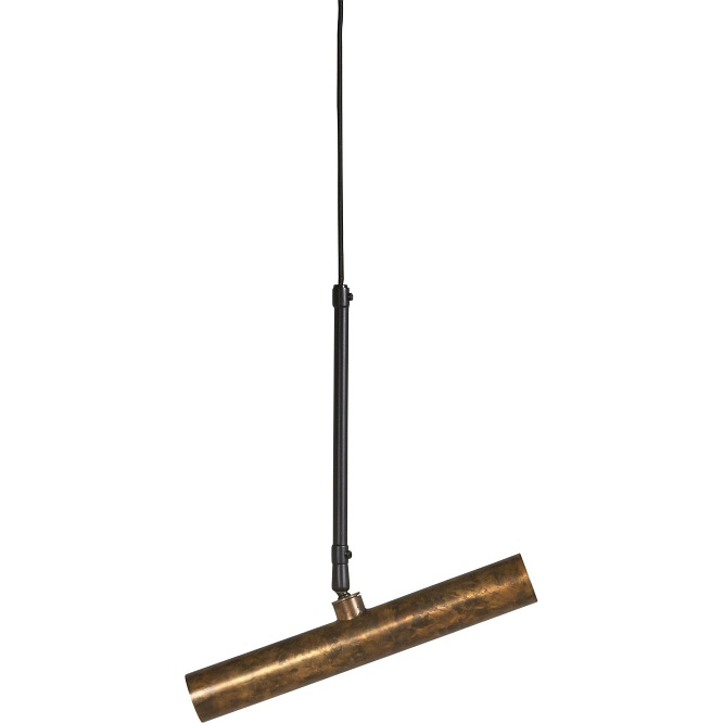 Prosta lampa industrialna rurka Uptown rdzawa
